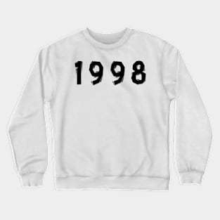 1998 year | simple black Crewneck Sweatshirt